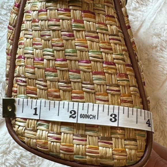 ETIENNE AIGNER Vintage Boho Style Woven Wood Purse | EUC - Picture 7 of 8